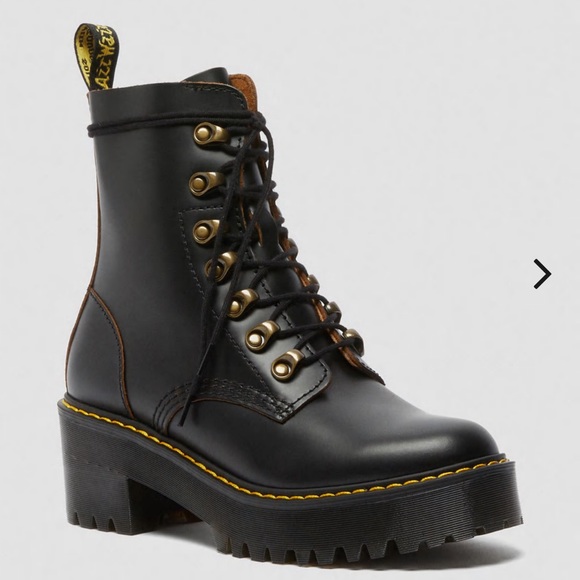 LEONA WOMEN'S VINTAGE SMOOTH LEATHER HEELED BOOTS - Picture 9 of 9